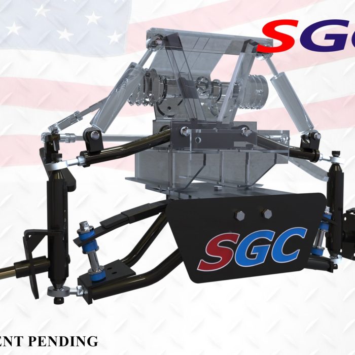 LKPR06 – SGC LIFT KIT – 6” HEAVY DUTY DOUBLE A-ARM SUSPENSION FOR CLUB CAR CARRYALL/VILLAGER (1996-2011)