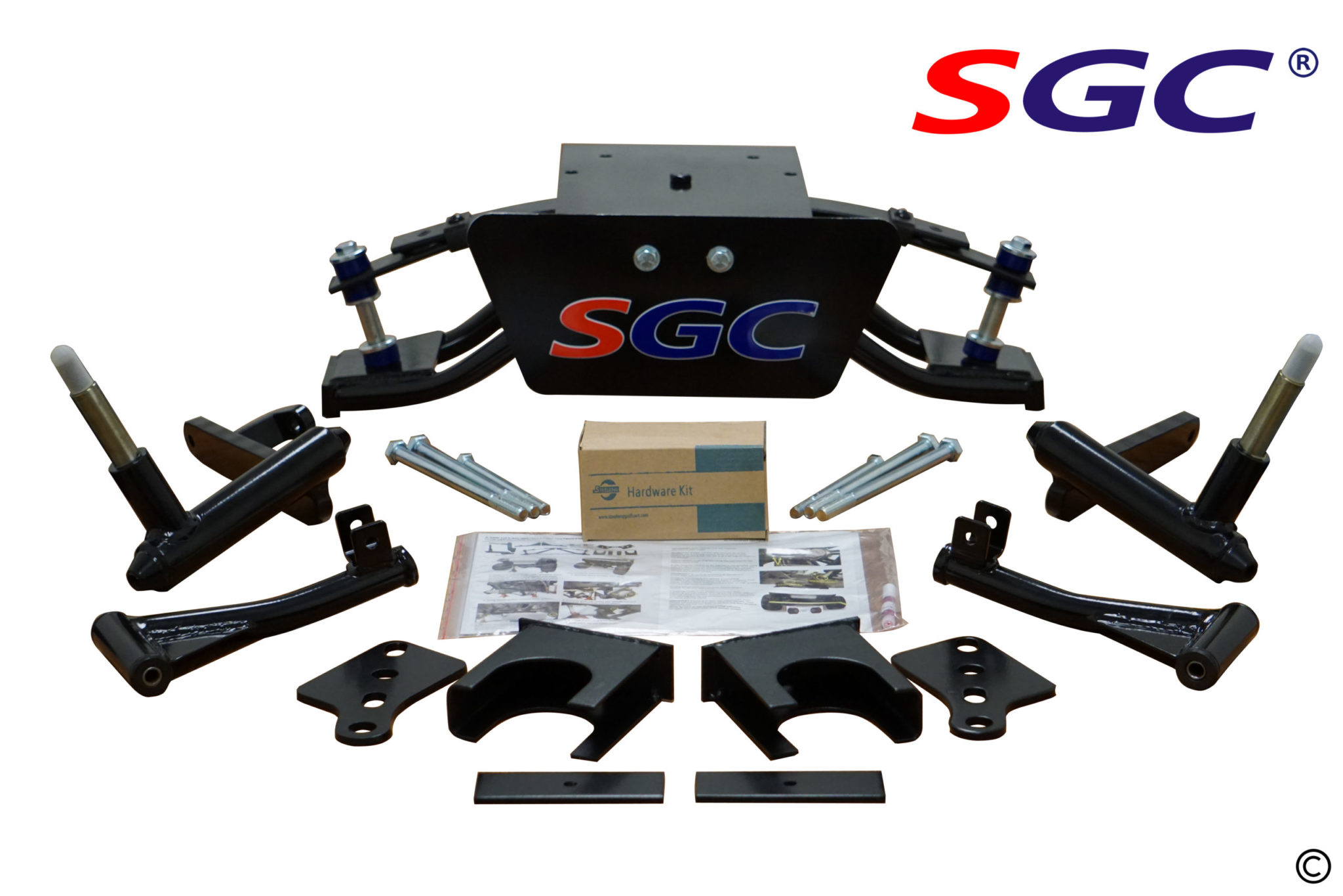 SGC LIFT KIT – 6″ HEAVY DUTY DOUBLE A-ARM FOR CLUB CAR DS (1982-2003) - Image 2
